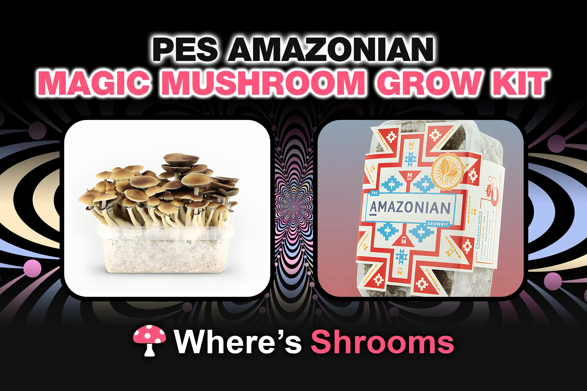 pes amazonian magic mushroom grow kit